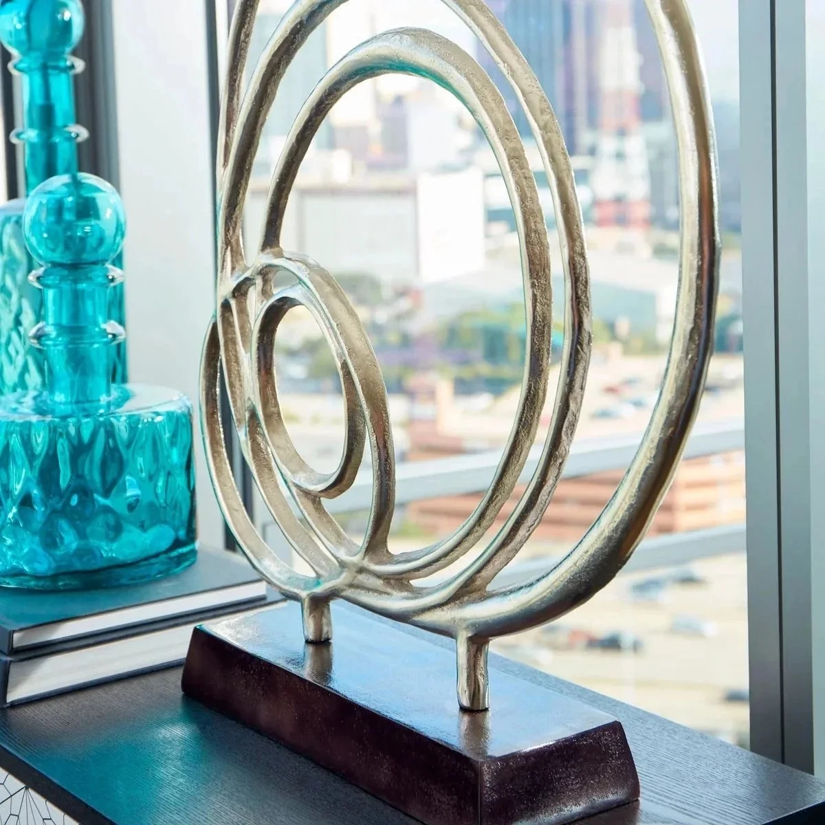 Cyan Design Lipsice Sculpture | Nickel And Black 09783 - Image 5