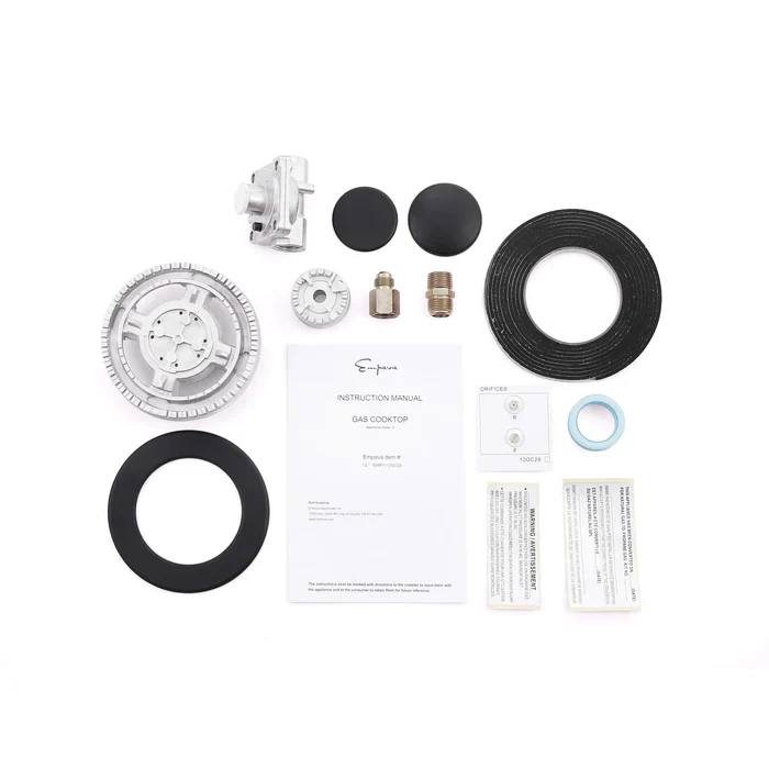 Empava 12 inch Stainless Steel Gas Cooktop EMPV-12GC29 - Image 10