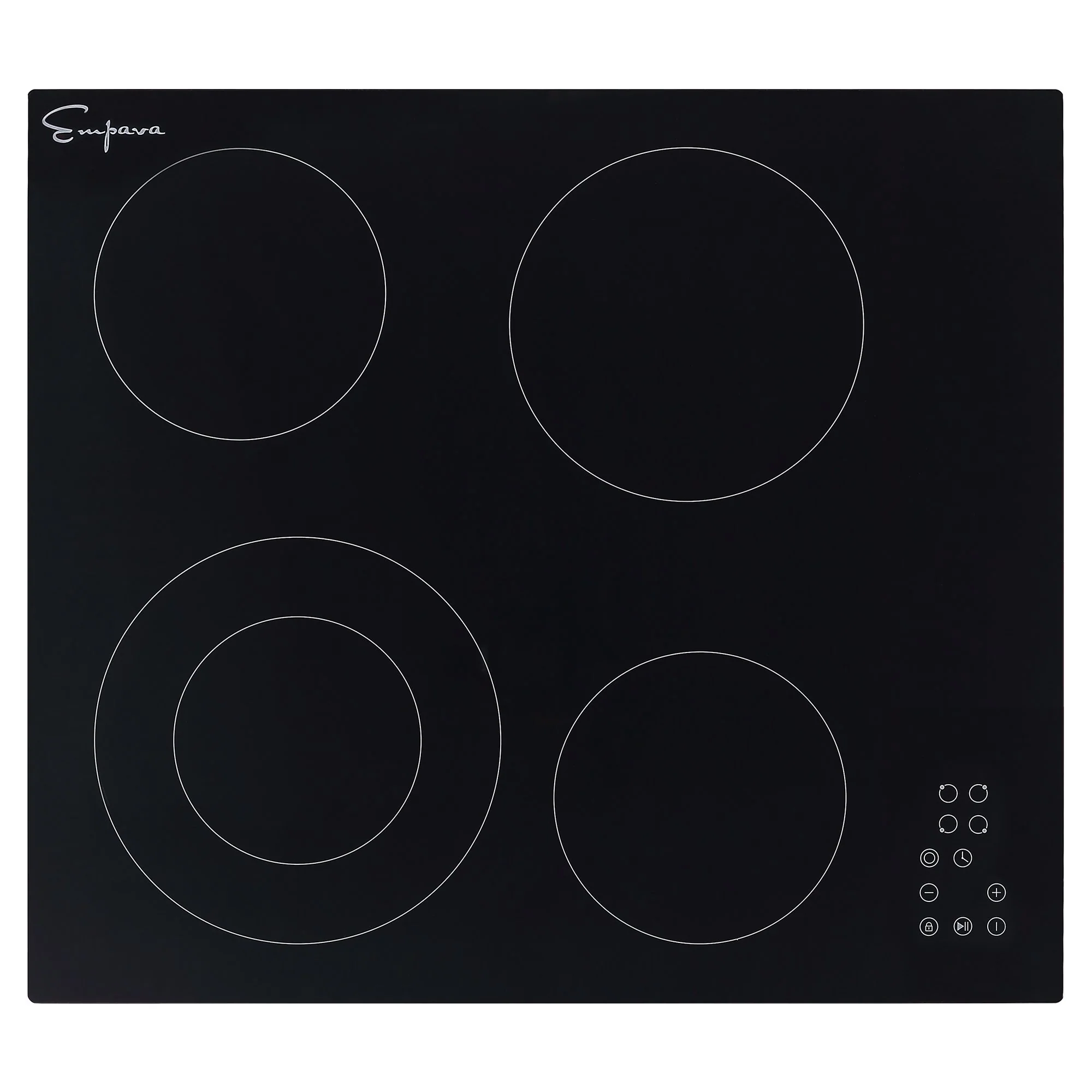 Empava 24 inch Black Electric Radiant Cooktop EMPV-24REC11 - Image 2