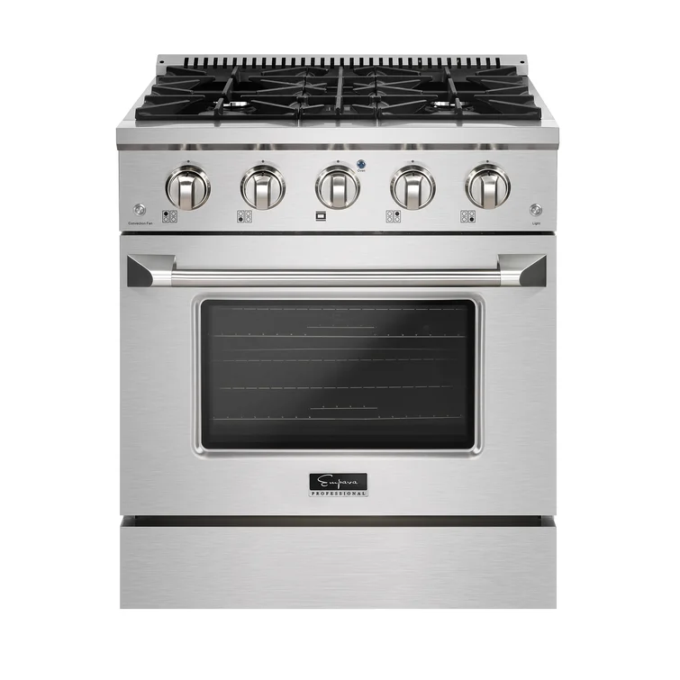 Empava 30 inch Pro-Style Slide-In Single Oven Gas Range EMPV-30GR07 - Image 3