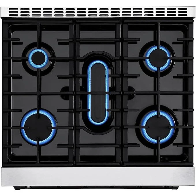 Empava 30 inch Pro-Style Slide-in Single Oven Gas Range EMPV-30GR10 - Image 3