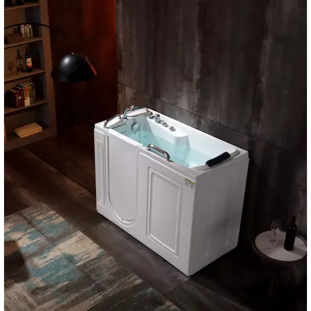 Empava 53 inch Walk-in Whirlpool Bathtub - EMPV-53WIT02 - Image 3