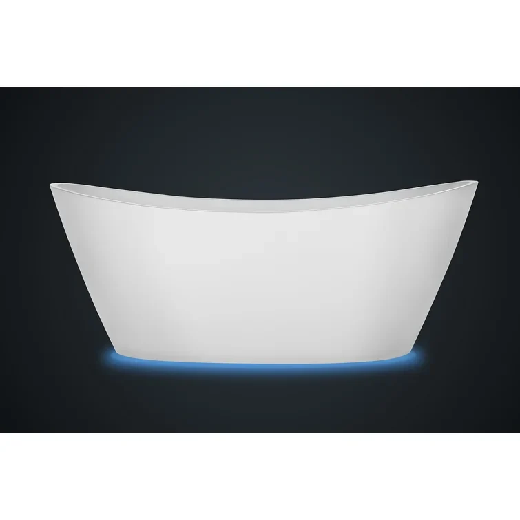 Empava 59 inch Freestanding Soaking Bathtub with Lighted - EMPV-59FT1518LED - Image 10