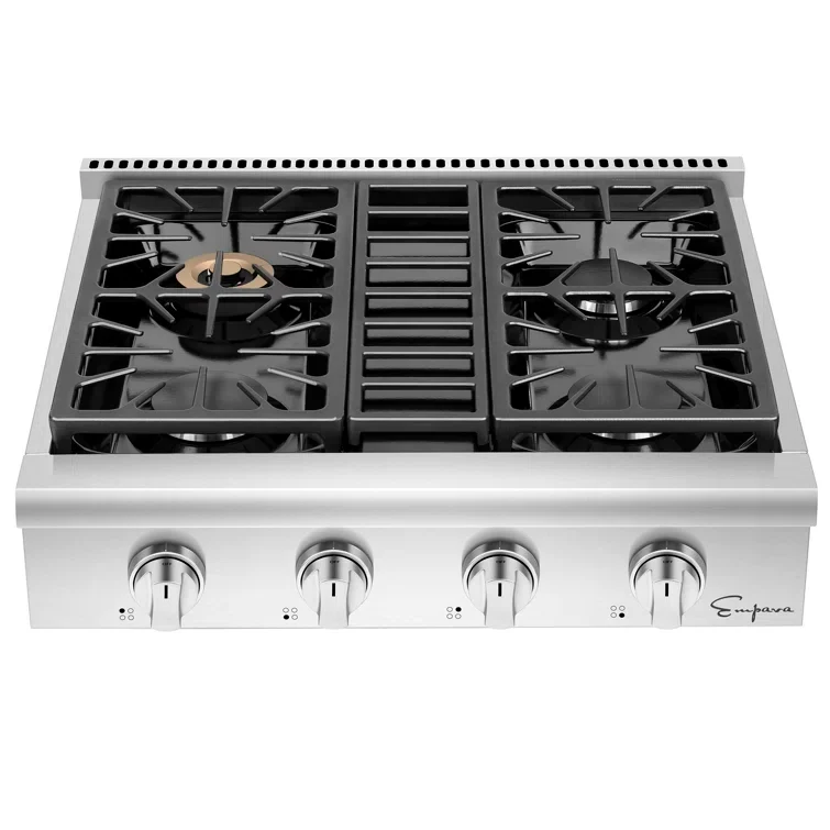 Empava Pro-style 30 inch Slide-in Gas Cooktop EMPV-30GC30 - Image 7