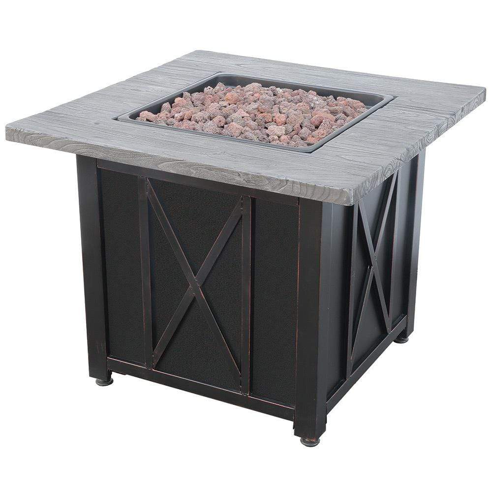 Endless Summer LP Gas Outdoor Fire Pit with 30-in Resin Mantel GAD1450SP - Image 2