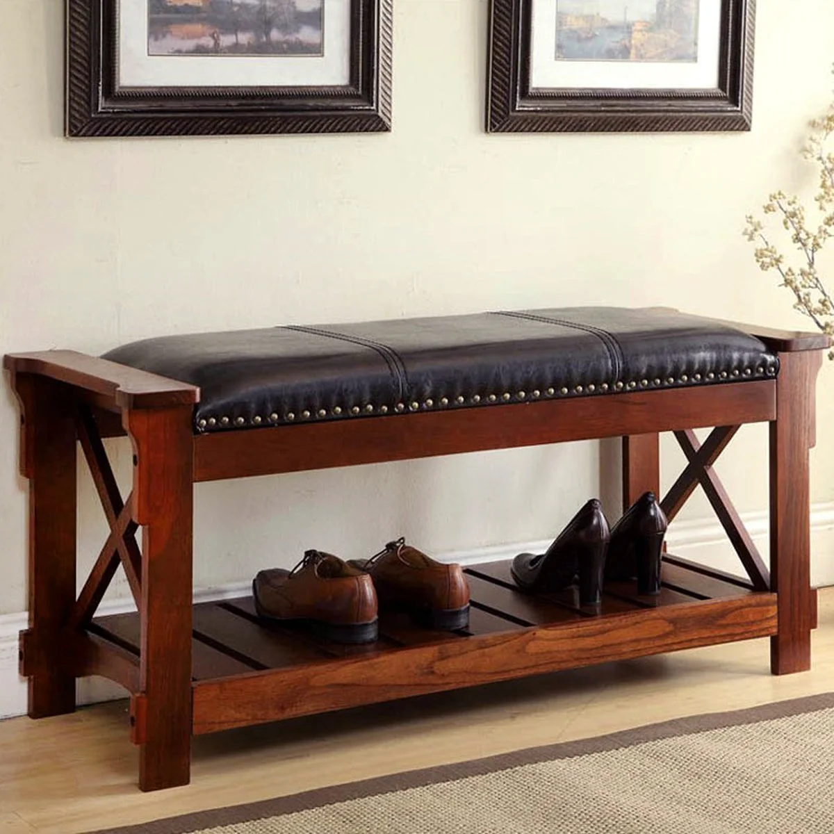 All Things Cedar Entryway Bench HR360