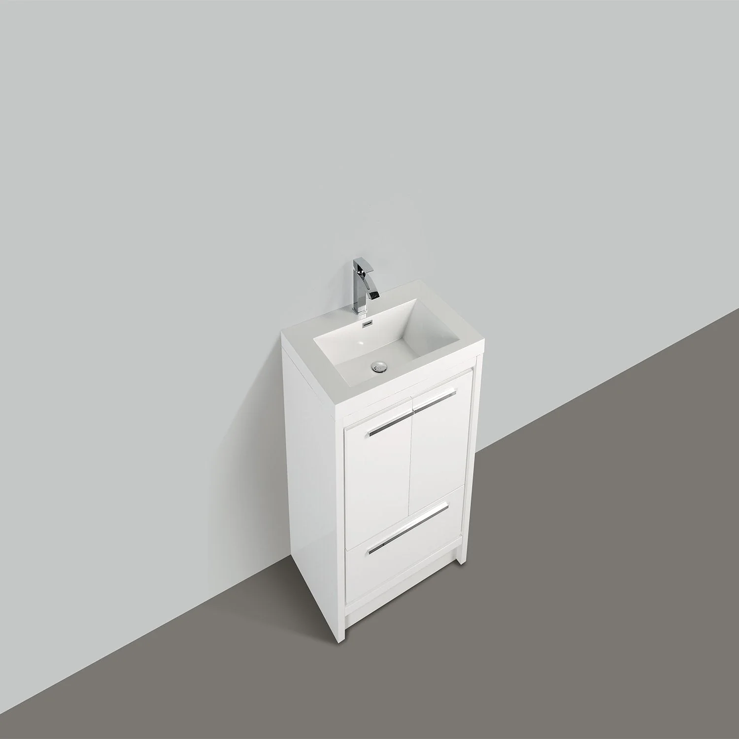 Eviva Grace 30" Bathroom Vanity with White Integrated Acrylic Countertop - Image 10