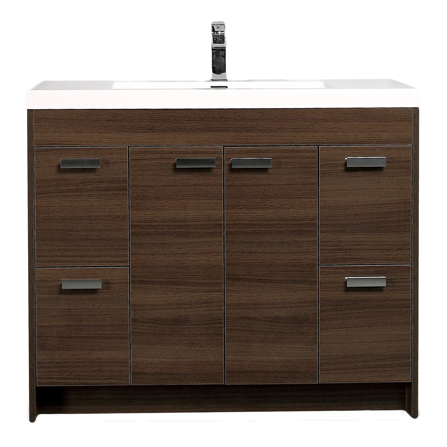 Eviva Lugano 42" Modern Bathroom Vanity with White Integrated Acrylic Sink - Image 12