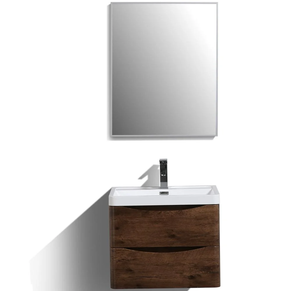 Eviva Smile 24" Modern Bathroom Vanity Set with Integrated White Acrylic Sink - Image 6