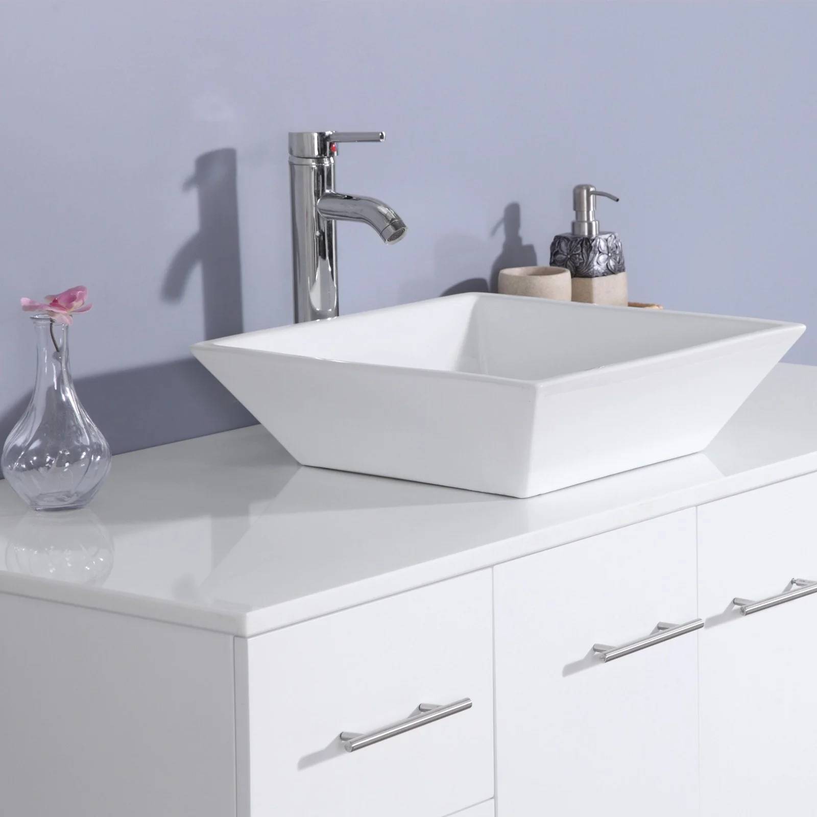 Eviva Totti Wave 48" Modern Bathroom Vanity with Countertop and Sink - Image 15