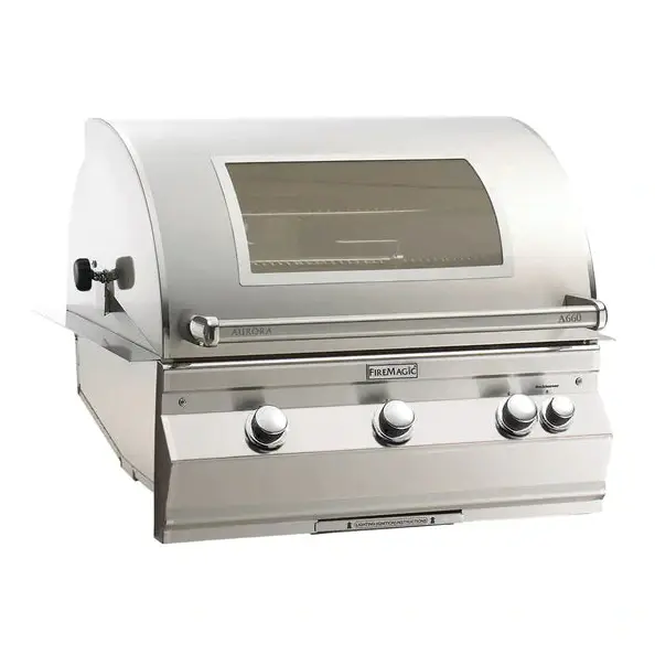 Fire Magic 30-Inch Aurora Built-In Grill with One Infrared Burner in Stainless Steel - Image 5
