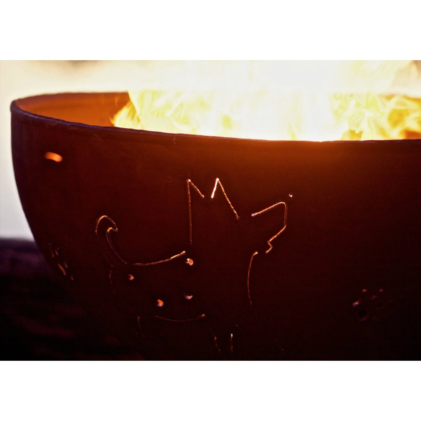 Fire Pit Art Funky Dog Fire Pit - Image 4