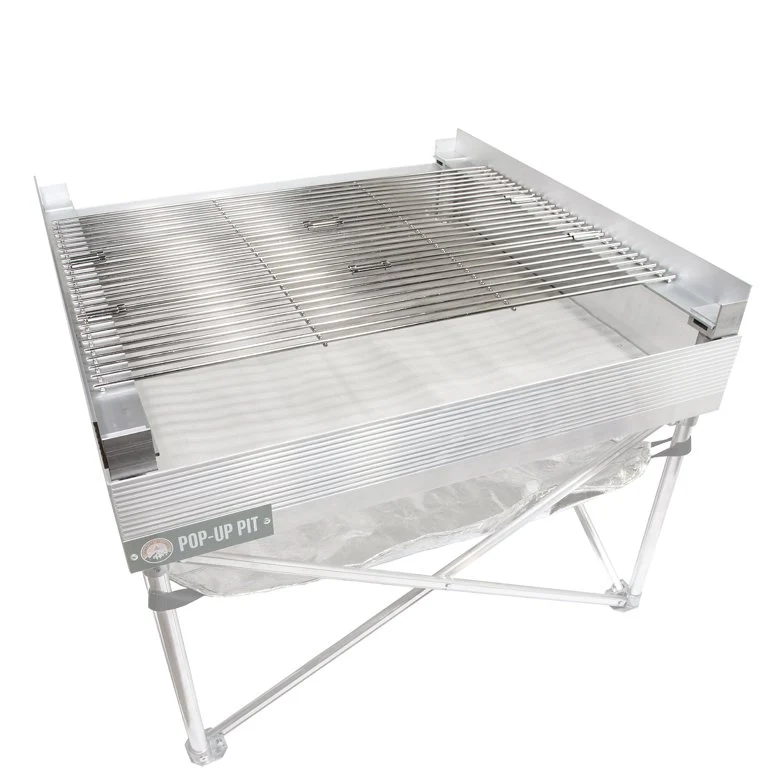 Fireside Outdoor Tri-Fold Grilling Grates for 24" Pop-Up Fire Pit CDGG24-TRI - Image 3