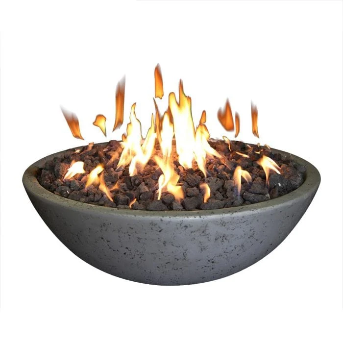 Grand Canyon Concrete Fire Bowl 48x16-Inch with Ring Burner  FB4816-R - Image 2
