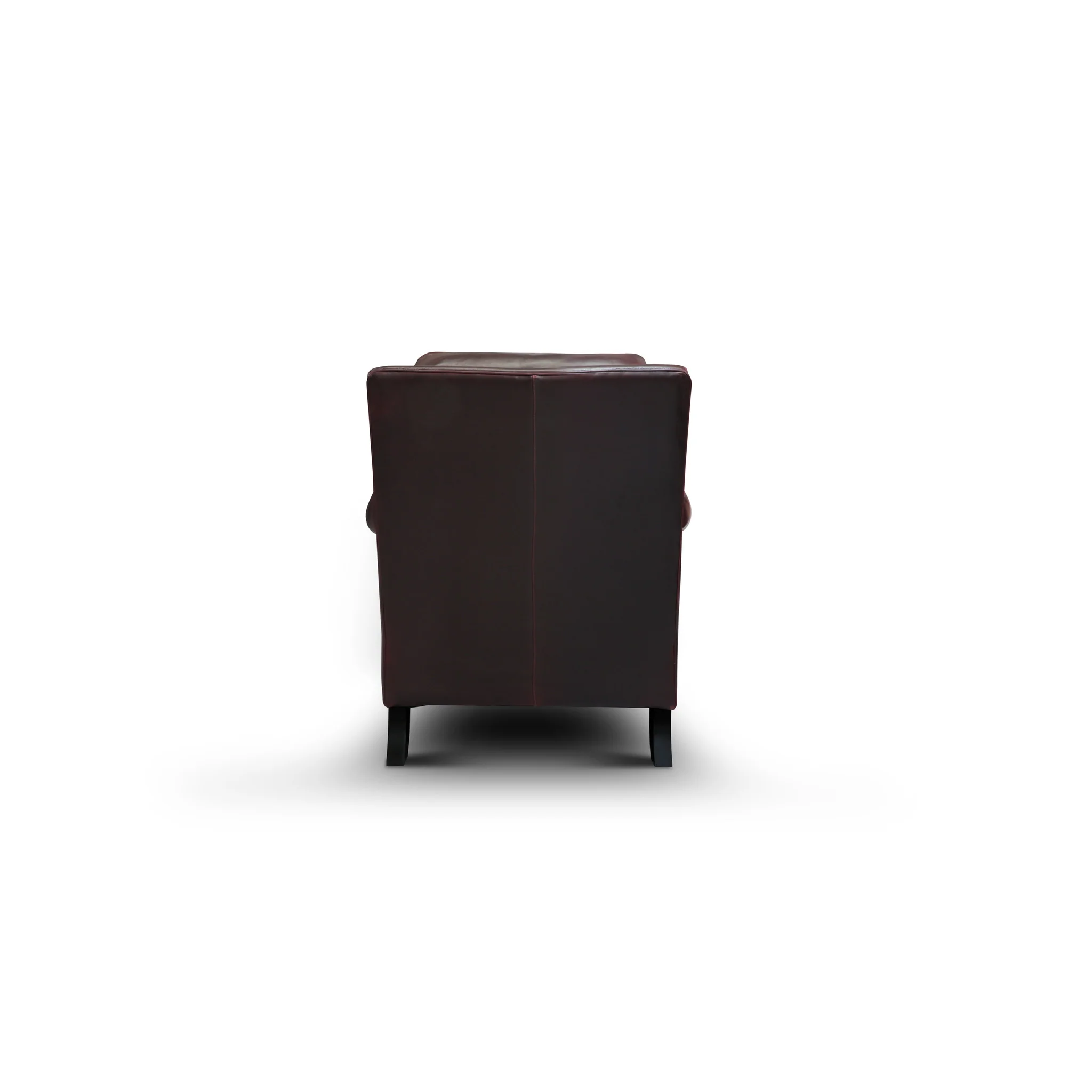 GTR Adriana 100% Top Grain Leather Traditional Armchair - Image 4