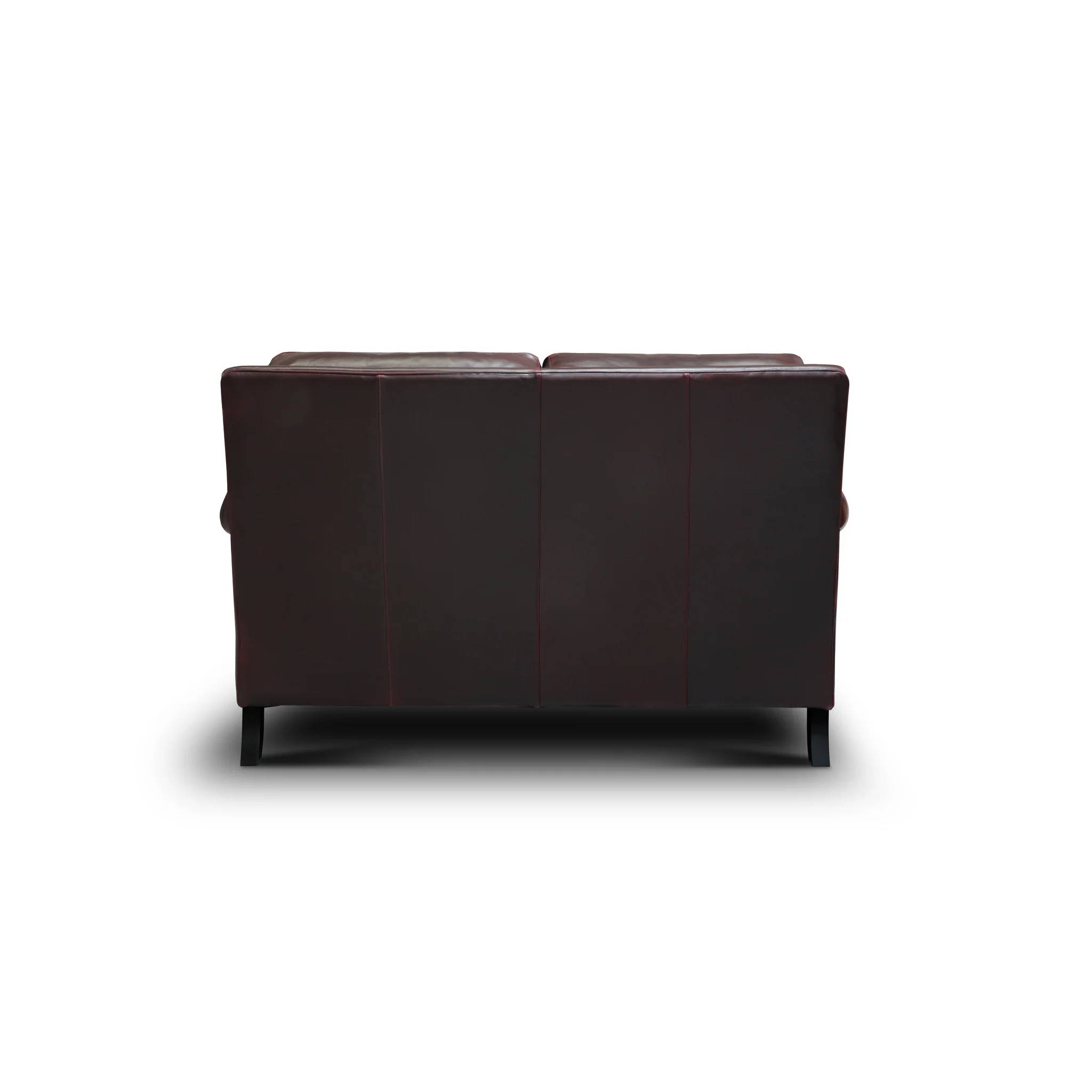GTR Adriana 100% Top Grain Leather Traditional Loveseat - Image 4
