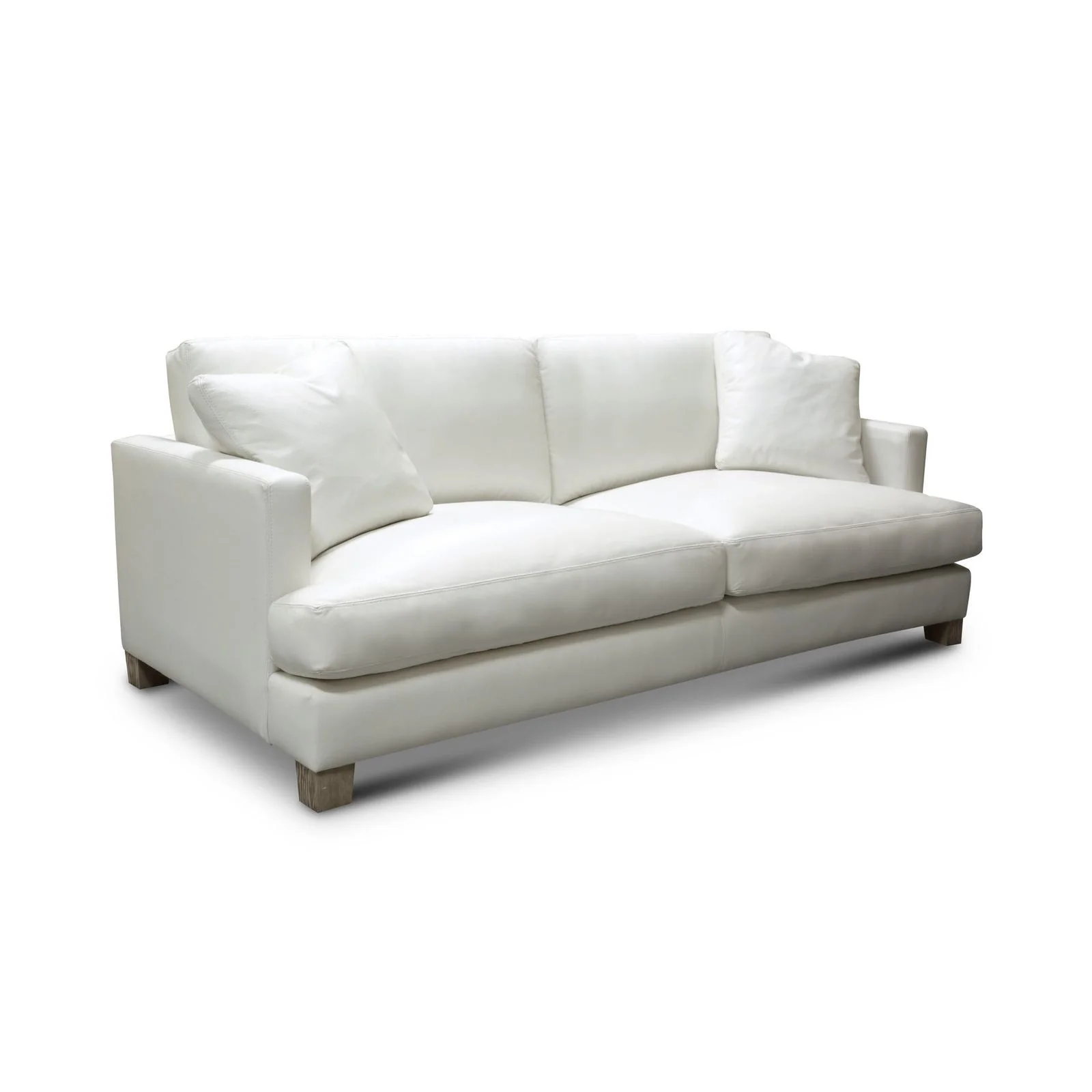 GTR Galaxy 100% Top Grain Leather Modern 3-Seater Sofa