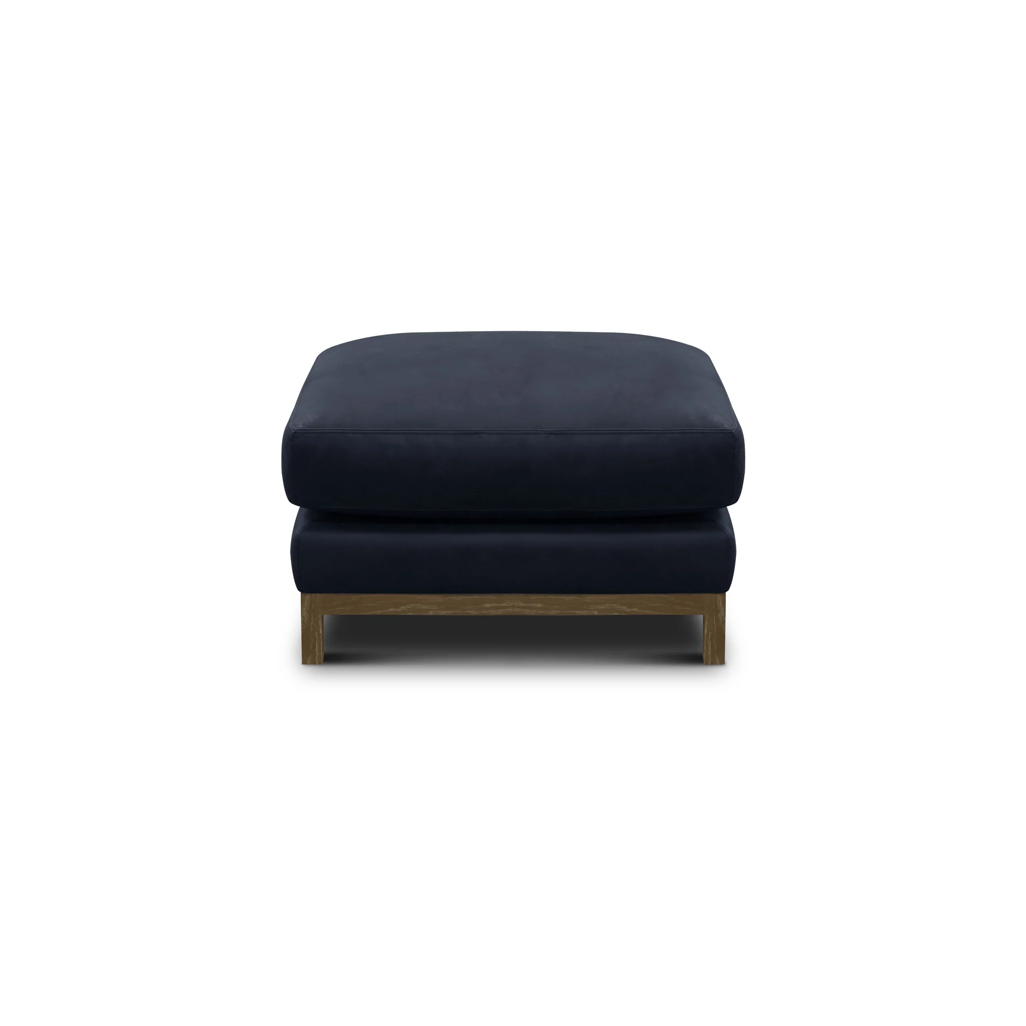 GTR Monterrey 30" Wide Upholstered Ottoman, Napa Admiral - Image 3