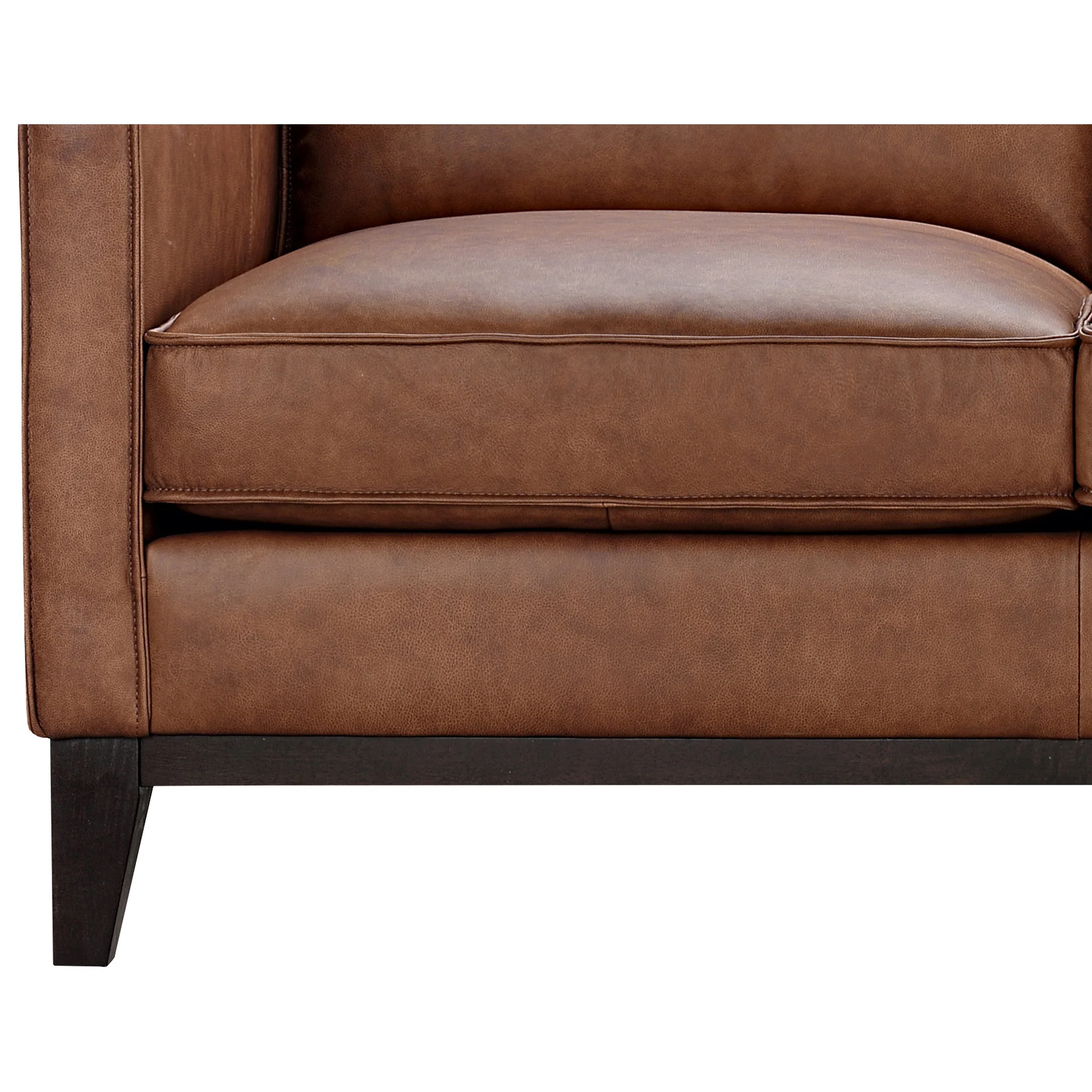 GTR Pimlico Brown Leather Sofa - Image 6