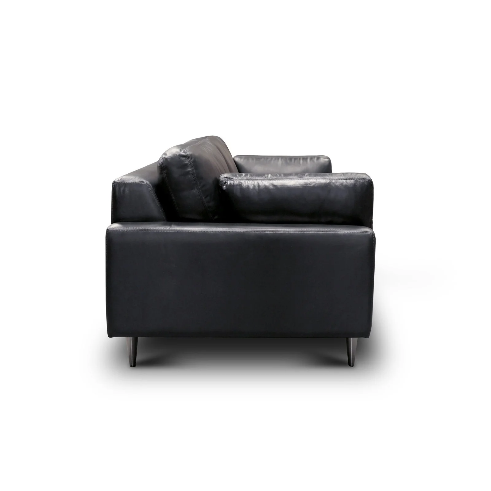 GTR Skyline 100% Top Grain Leather Modern Americana Loveseat - Image 3