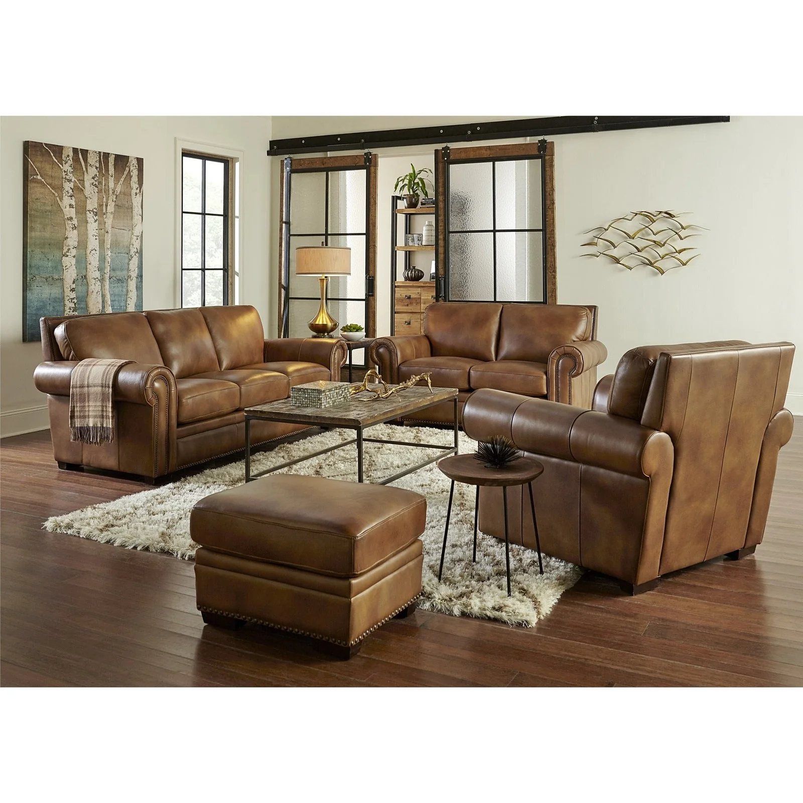 GTR Toulouse Brown Leather Armchair - Image 3