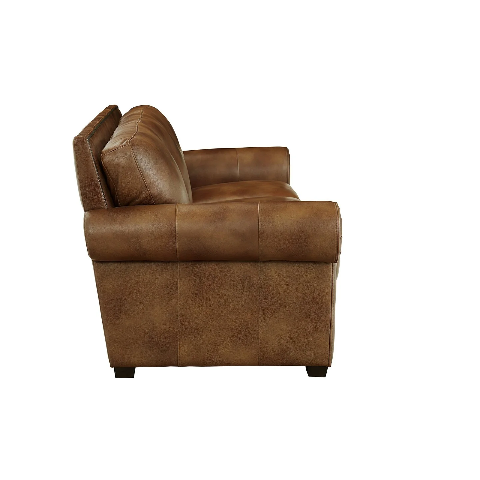 GTR Toulouse Brown Leather Sofa - Image 6