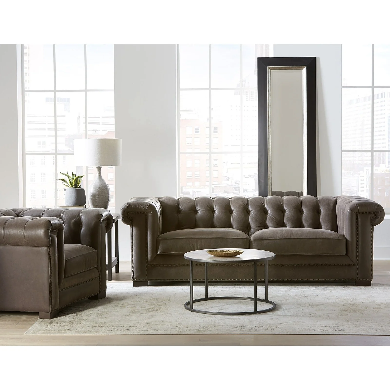 GTR Vienna Dark Brown Leather Armchair - Image 3
