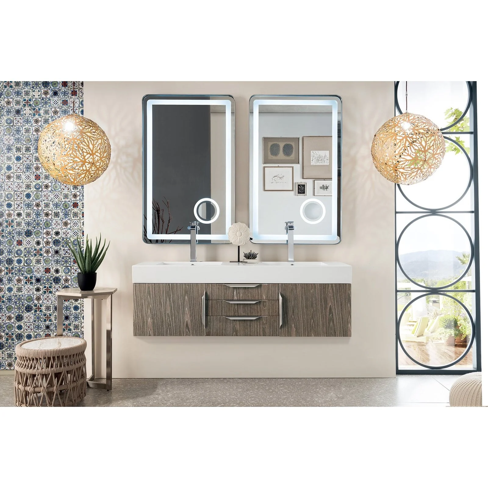 James Martin Vanities Mercer Island 59" Double Vanity - Image 20