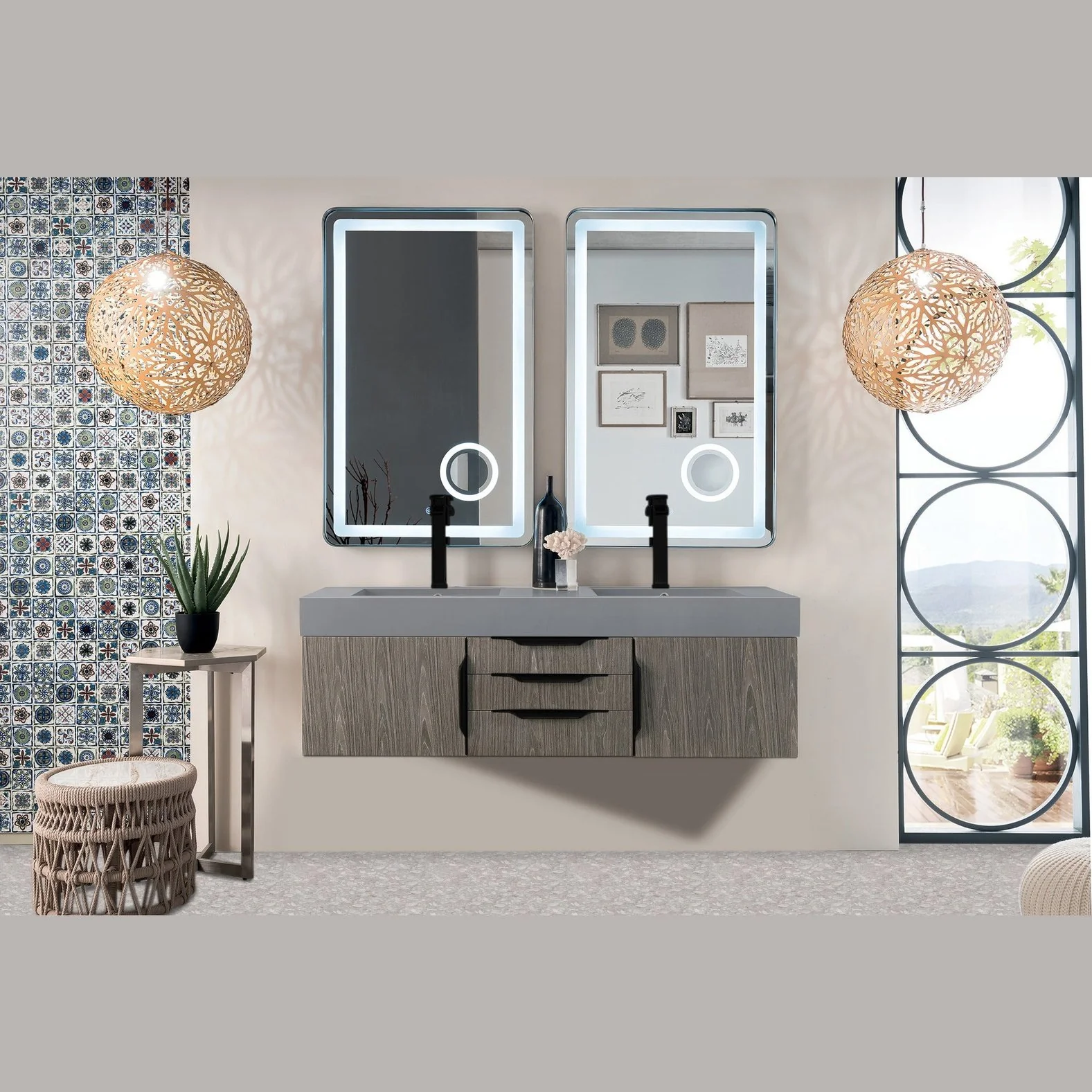 James Martin Vanities Mercer Island 59" Double Vanity - Image 7