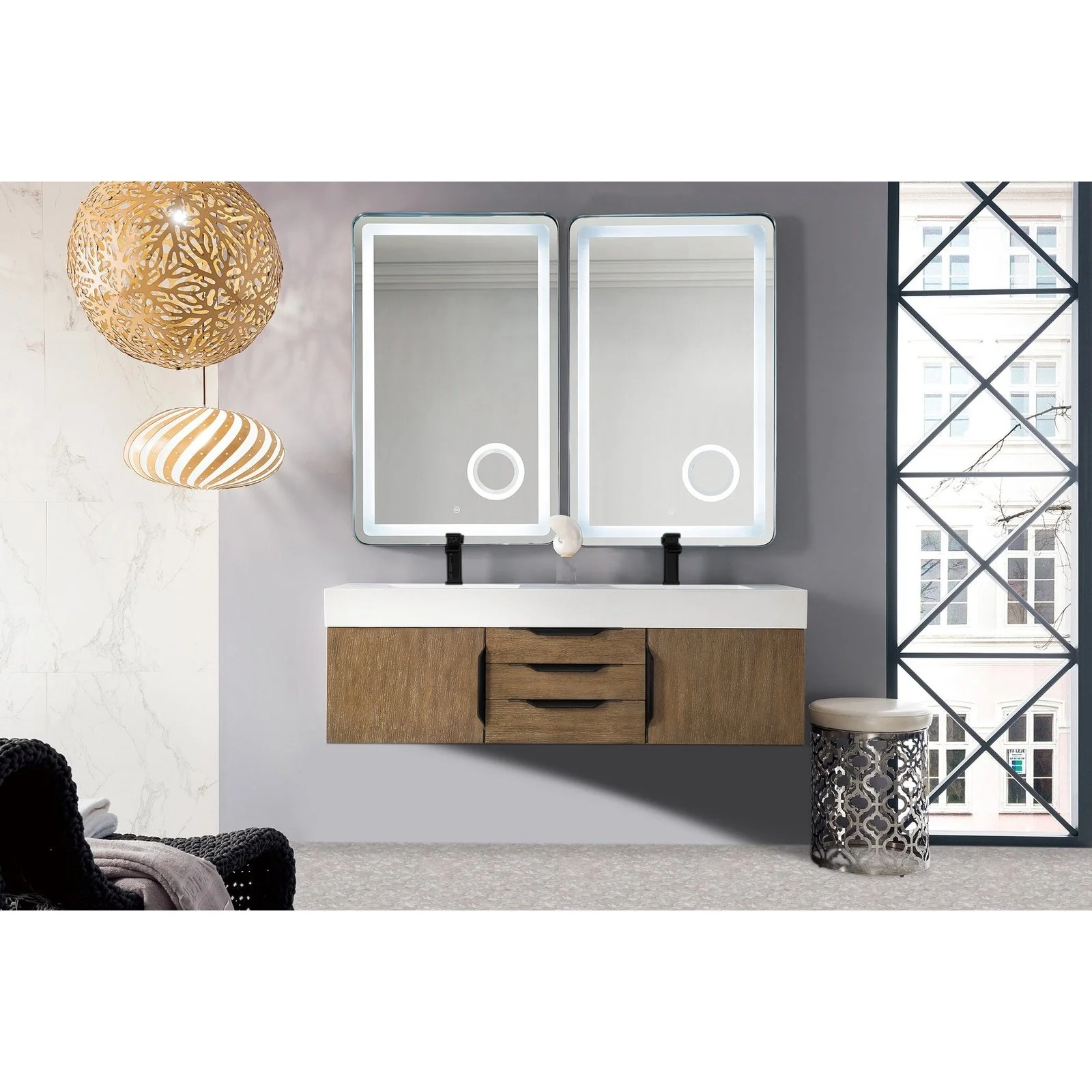 James Martin Vanities Mercer Island 59" Double Vanity - Image 84