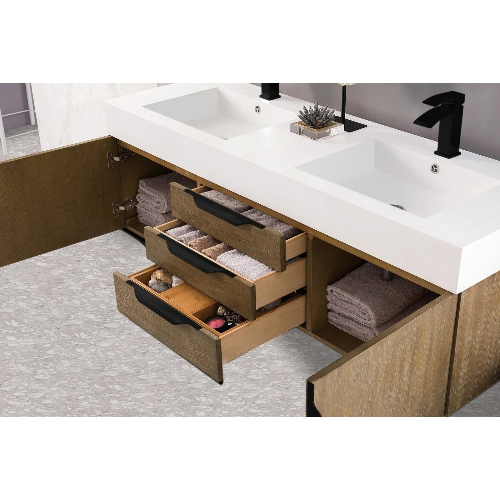 James Martin Vanities Mercer Island 59" Double Vanity - Image 86