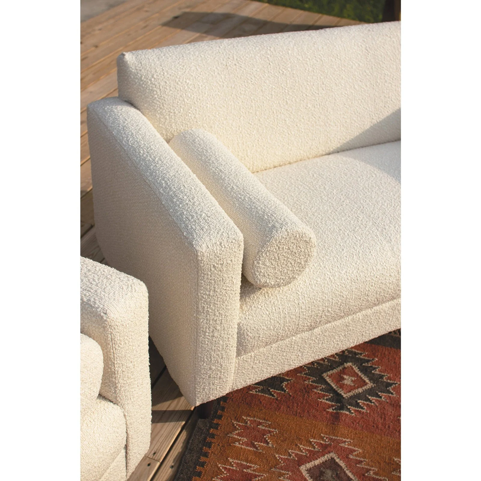 Kalalou Pearl Boucle Sofa - Image 2