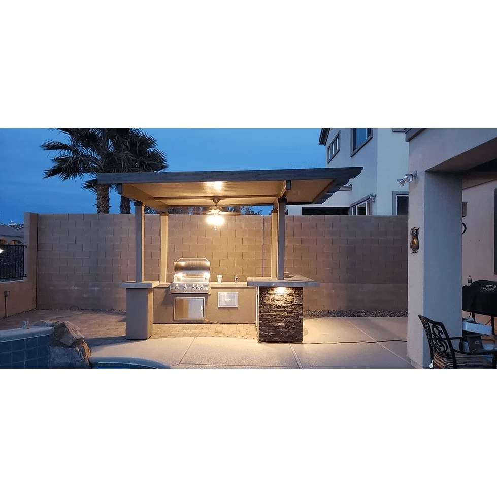 Kokomo Aruba BBQ Island With 12' x 12' Pergola Built-In BBQ Grill - Image 4