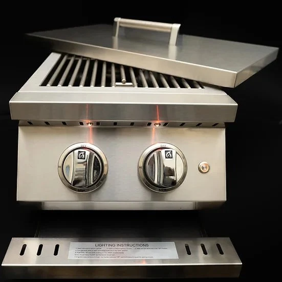 Kokomo Grills Professional Double Side Burner with removable cover - Image 5