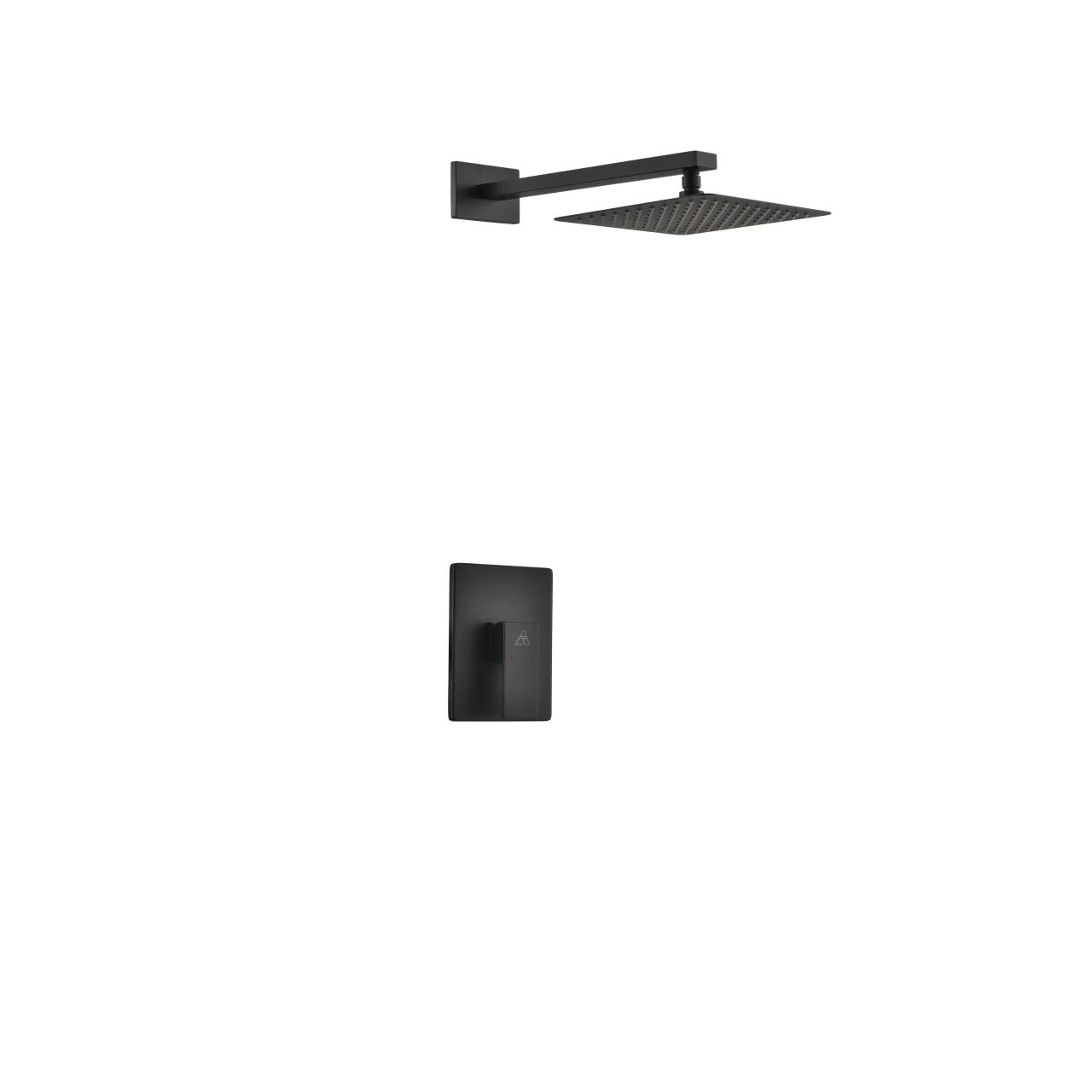 KubeBath Aqua Piazza Shower Set with Square Rain Shower - Image 6