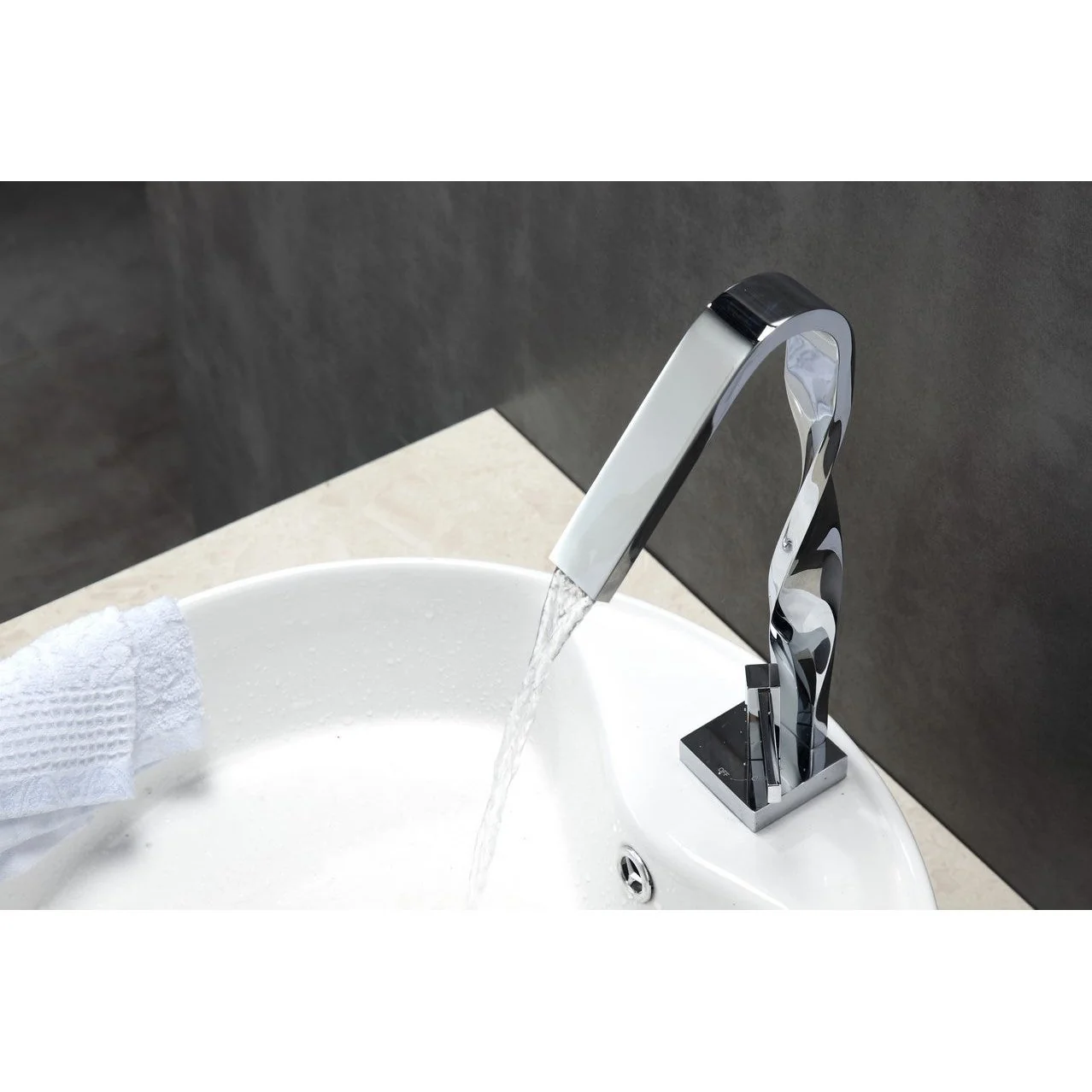 KubeBath Aqua Riccio Chrome Single Lever Faucet - Image 3