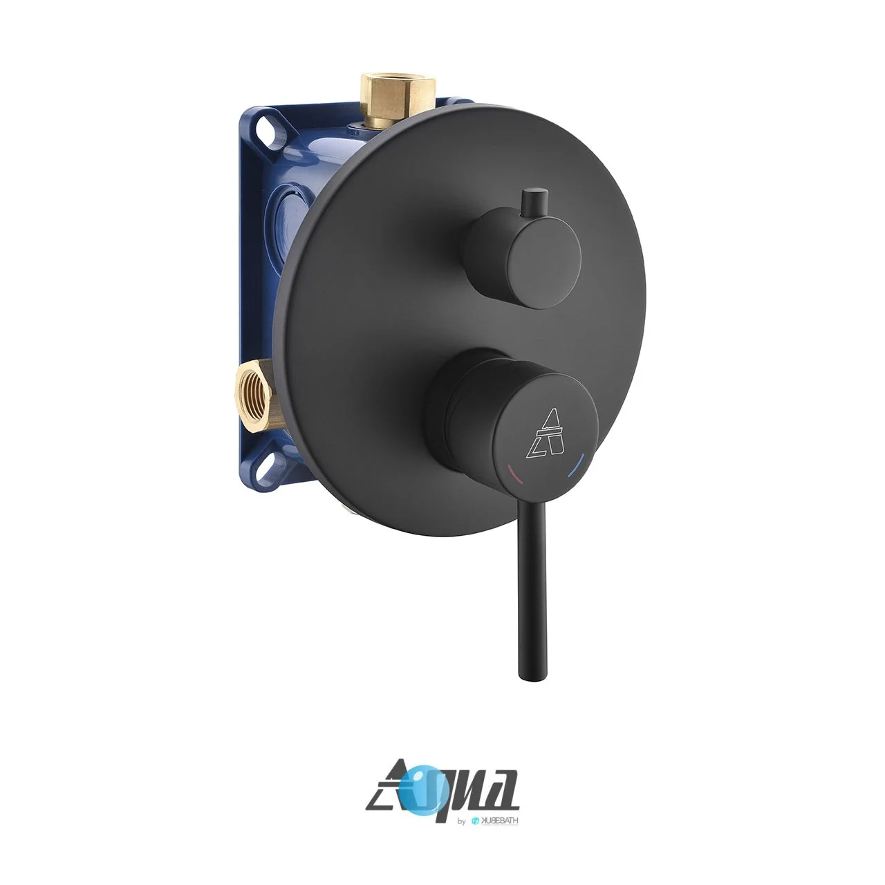 KubeBath Aqua Rondo Shower Set With Rain Shower, Handheld and Tub Filler - Image 3