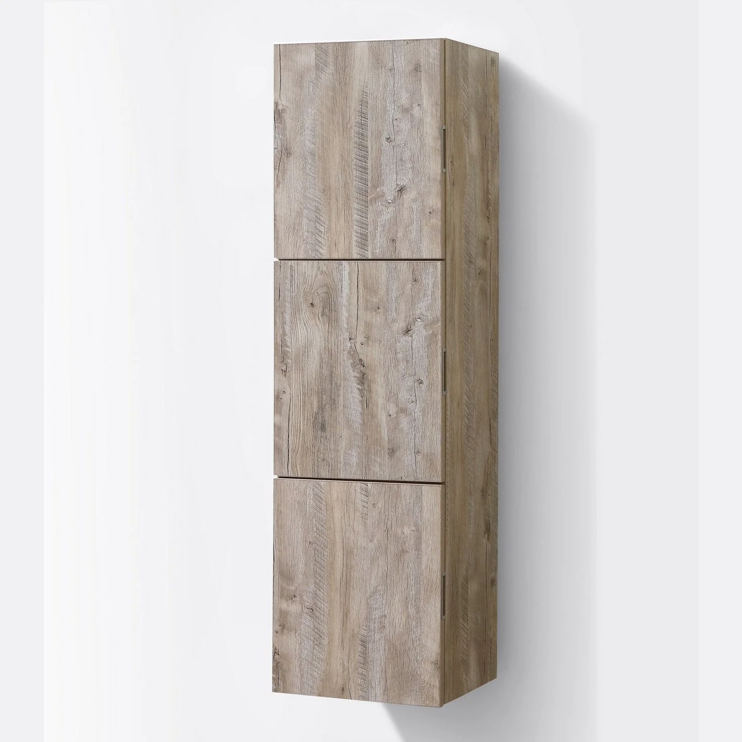 KubeBath Bliss 18" Wide by 59" High Linen Side Cabinet With Three Doors - Image 25