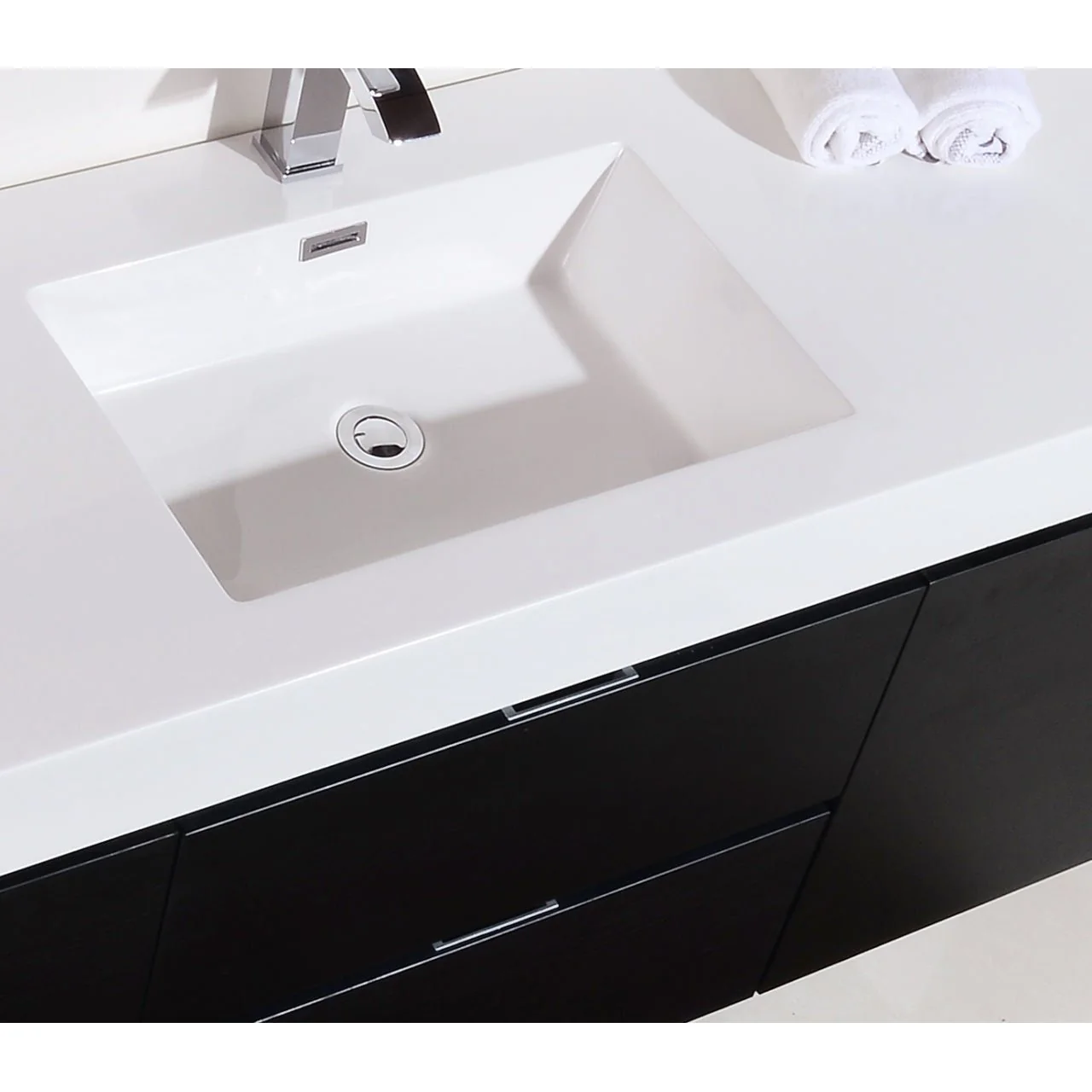 KubeBath Bliss 60" Wall Mount Modern Bathroom Vanity - Image 9