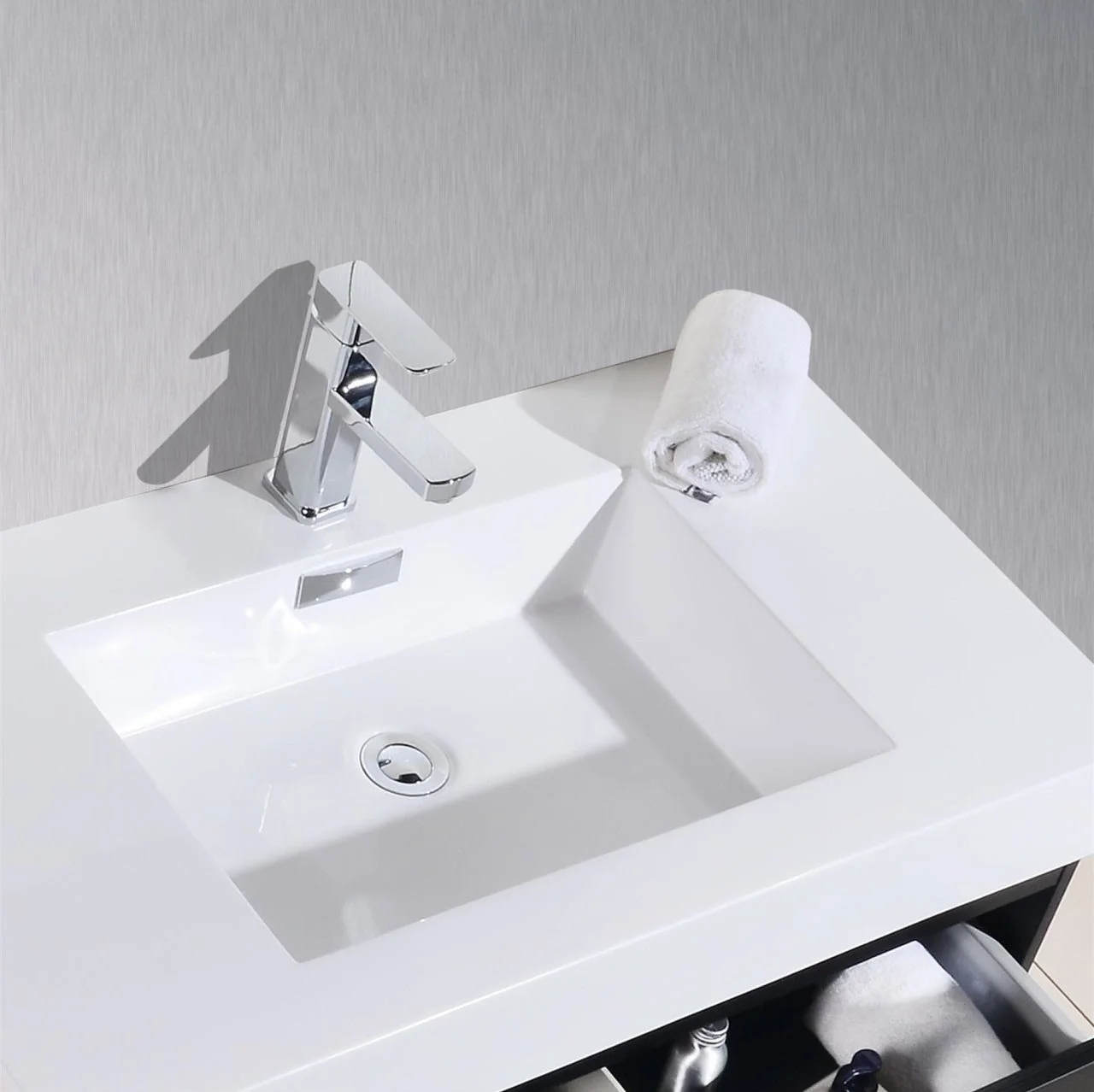 KubeBath Bliss Double Sink Wall Mount Modern Bathroom Vanity - Image 38