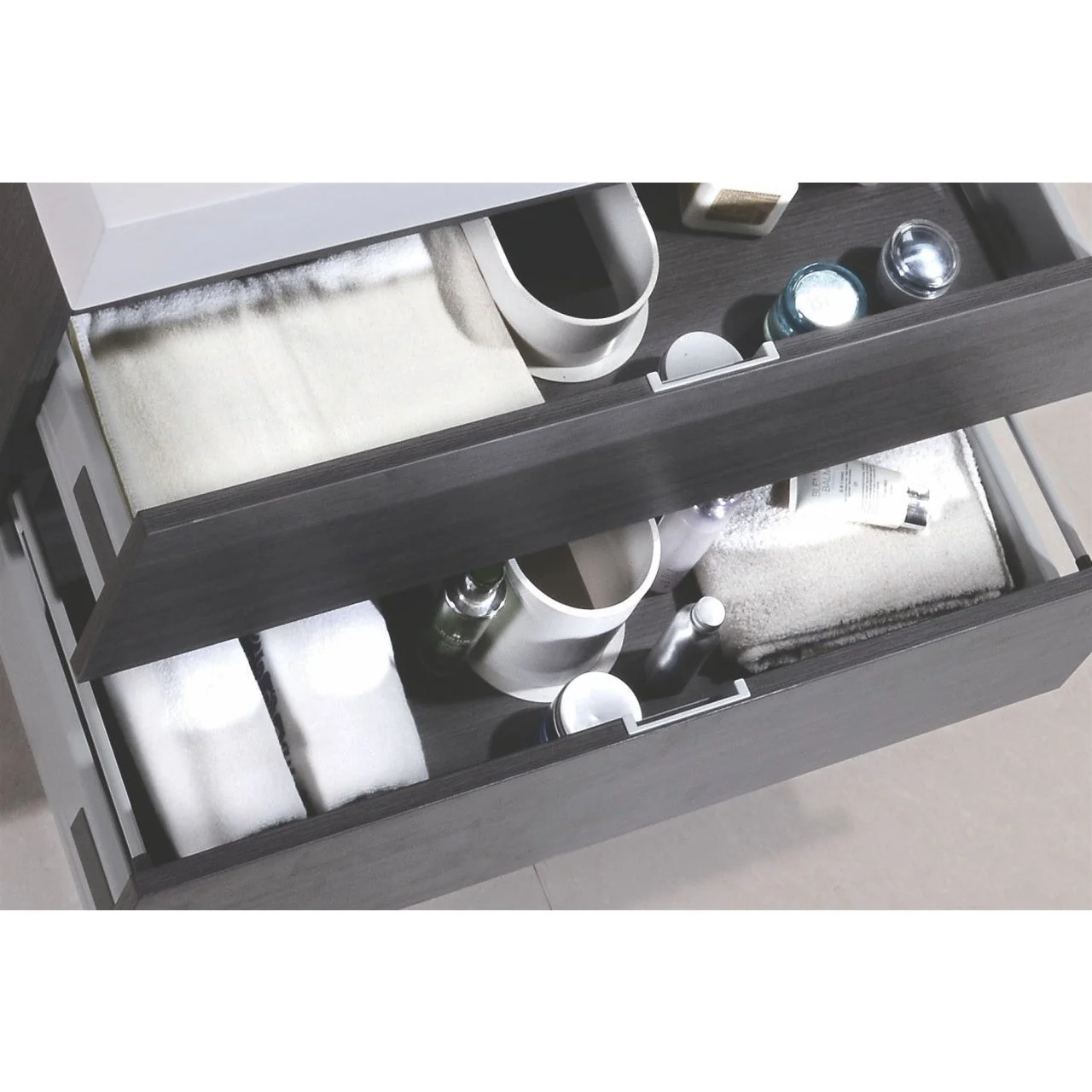KubeBath Bliss Double Sink Wall Mount Modern Bathroom Vanity - Image 45