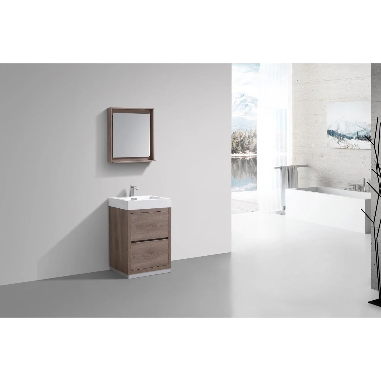 KubeBath Bliss Free Standing Modern Bathroom Vanity - Image 15