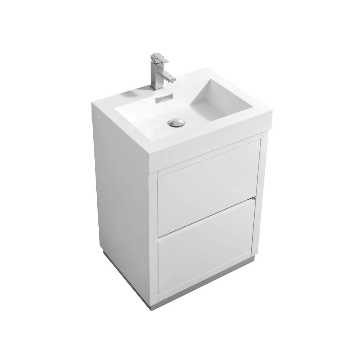 KubeBath Bliss Free Standing Modern Bathroom Vanity - Image 2