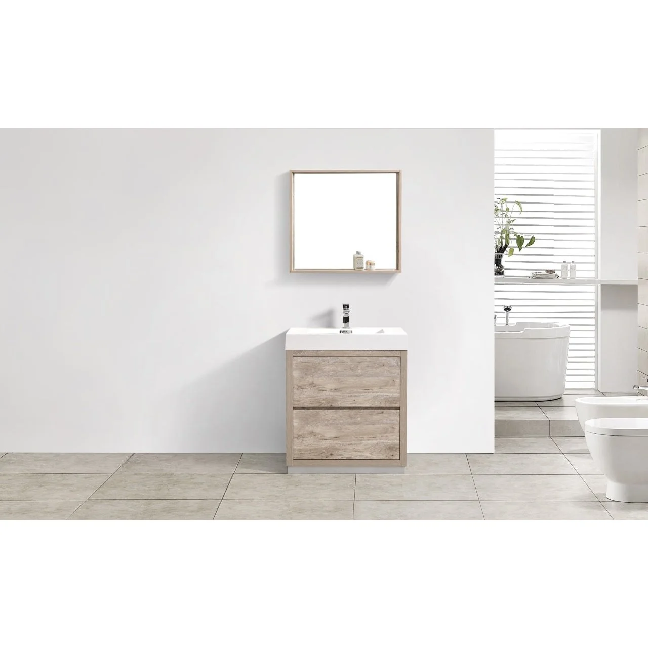 KubeBath Bliss Free Standing Modern Bathroom Vanity - Image 50