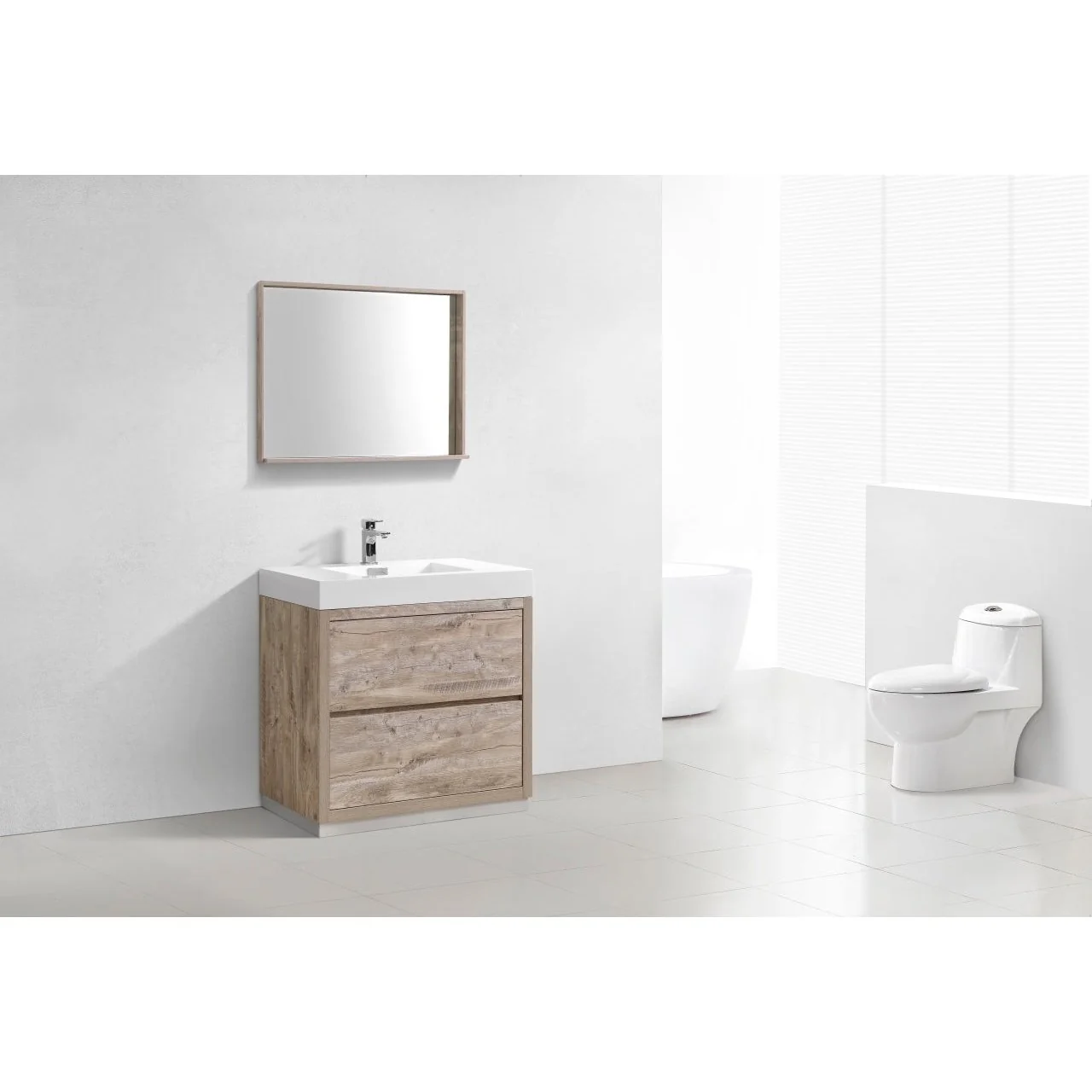 KubeBath Bliss Free Standing Modern Bathroom Vanity - Image 77