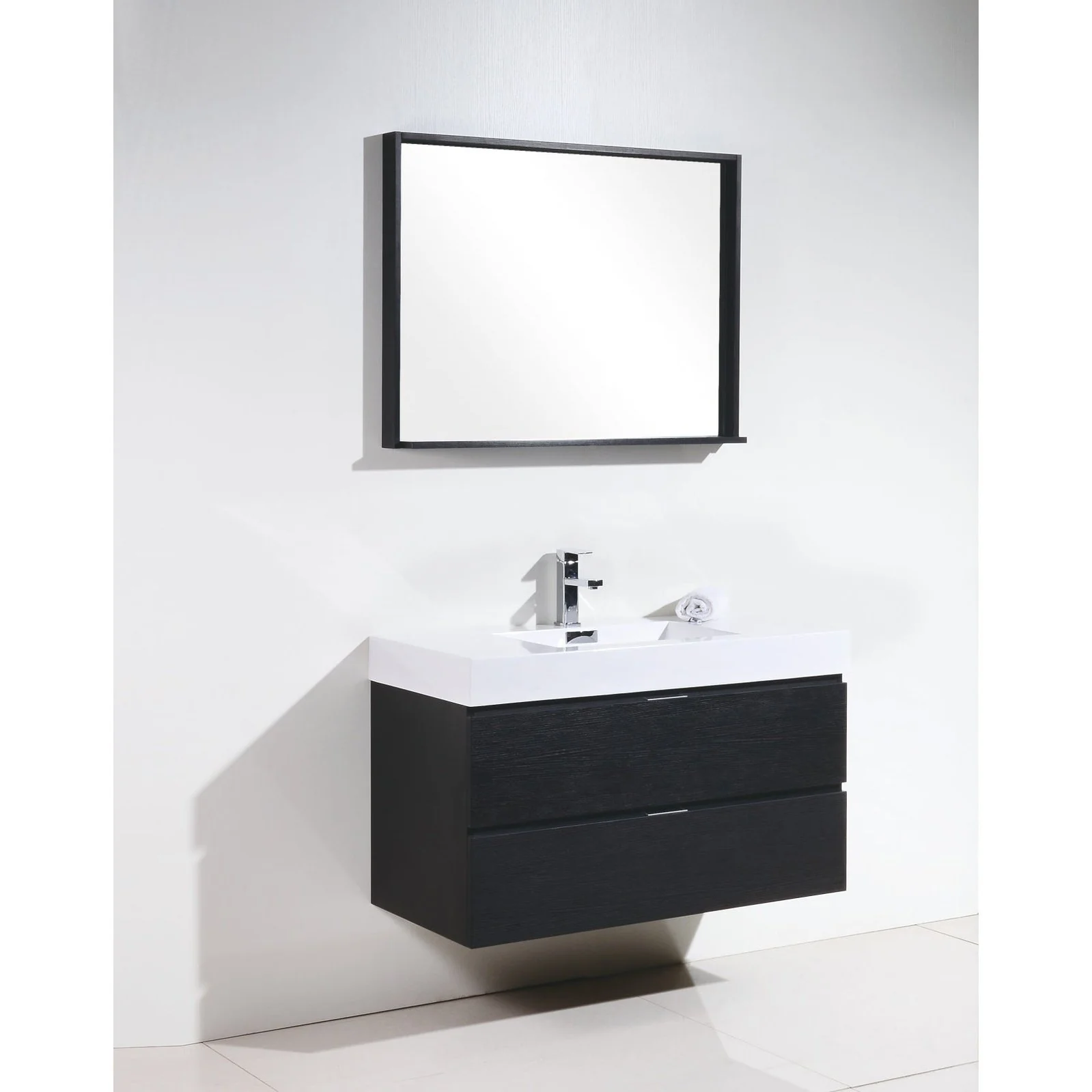 KubeBath Bliss Wall Mount Modern Bathroom Vanity - Image 111