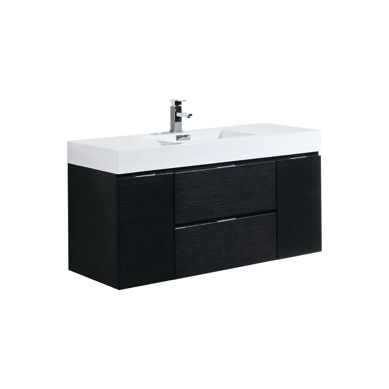 KubeBath Bliss Wall Mount Modern Bathroom Vanity - Image 130