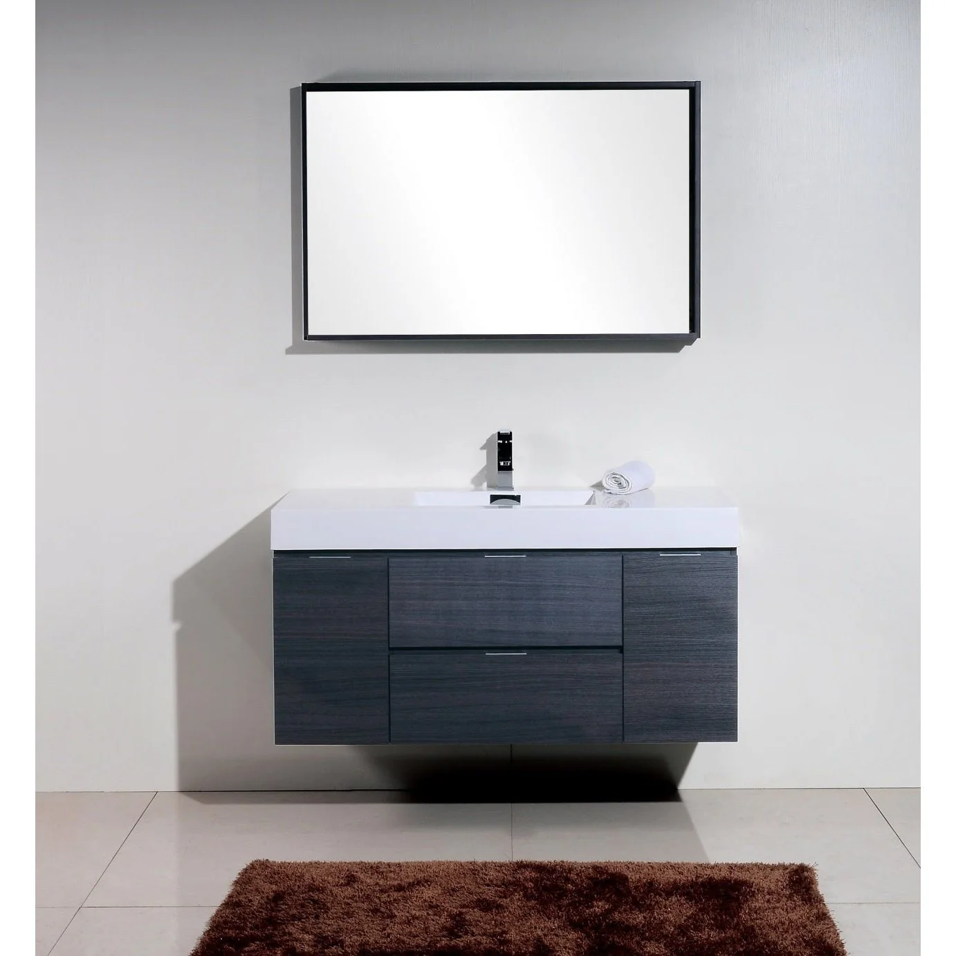 KubeBath Bliss Wall Mount Modern Bathroom Vanity - Image 134