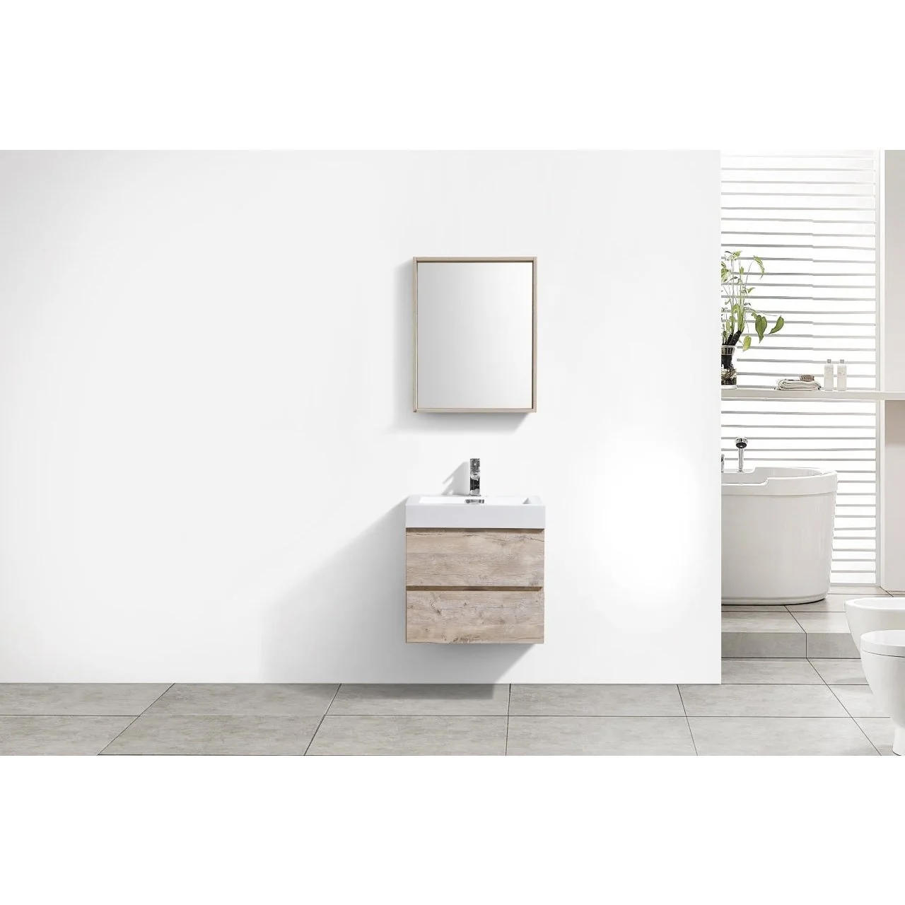 KubeBath Bliss Wall Mount Modern Bathroom Vanity - Image 59