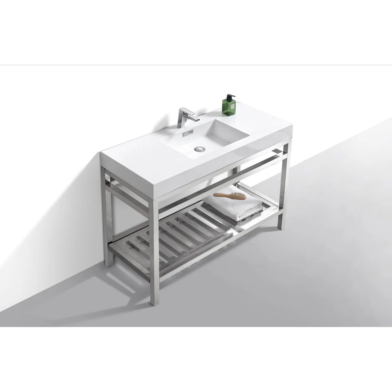 KubeBath Cisco Stainless Steel Console with Acrylic Sink - Image 51